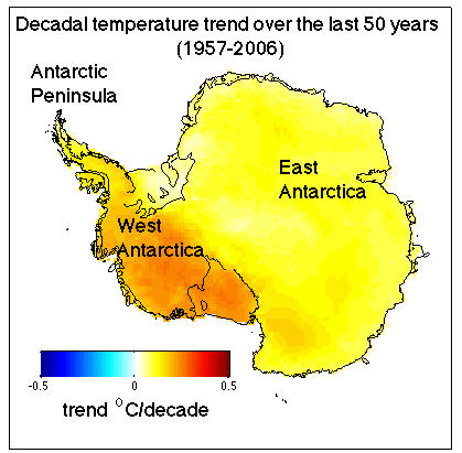 Erwärmung Antarktis