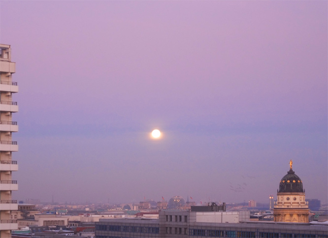 Vollmond am 11.01.2009, 7:53