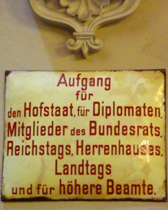 Schild im Berliner Dom