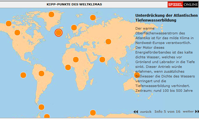 Kipp-Punkte Weltklima