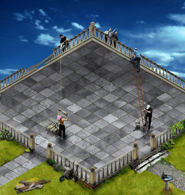 Illusion a la Escher
