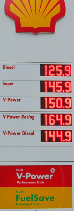 Benzinpreis am 12. Juni 2010