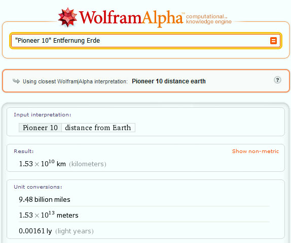 Raumsonde Pioneer 10