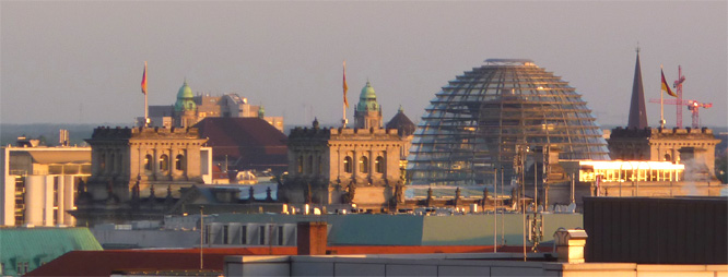 Morgensonne Reichstag