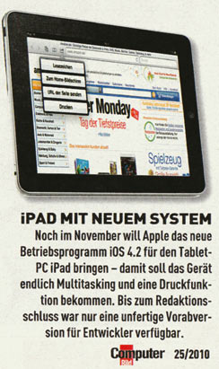 Drucken vom iPad